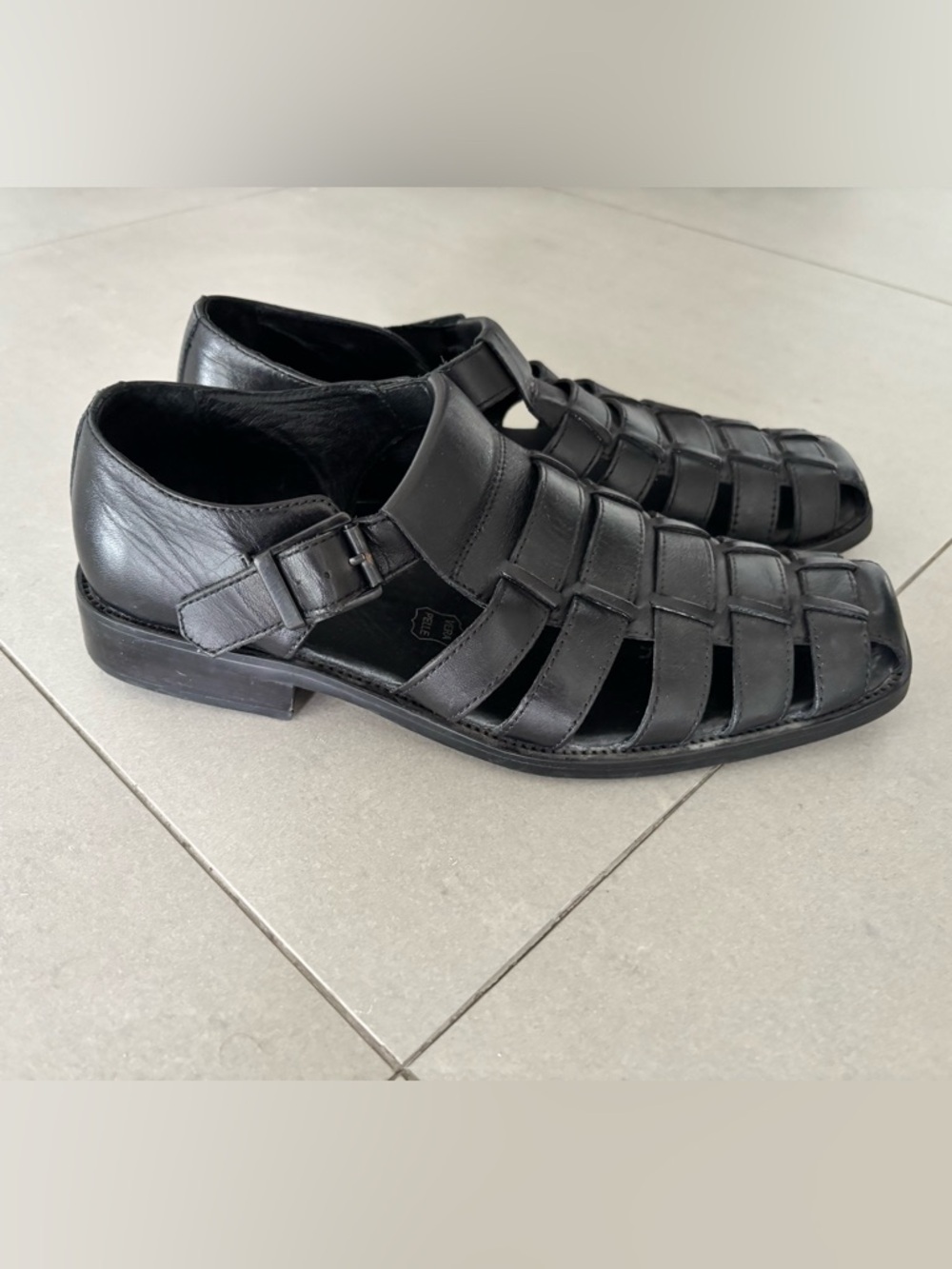 Scarpe dal Mondo - Men's Italian Leather Fisherman Sandals